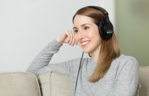 listening to music